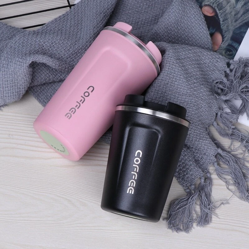 (image for) 380ml Stainless Steel Thermos Flask Vacuum Insulated Water Bottle Thermos Flask for Insulated Reusable Tumbler Cup for Coffee, Tea, and Soda